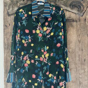 Beatrice B Italia Small floral and striped blouse